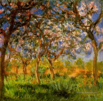 Giverny au printemps Claude Monet Peinture à l'huile